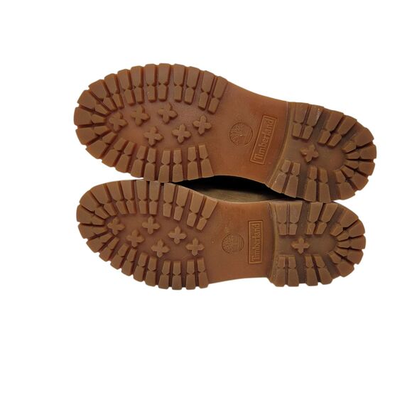 Timberland Women's size 8 Brown Leather Fleece Lace Up Waterproof Boots - Picture 6 of 8